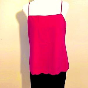 New J. Crew Deep Pink Camisole